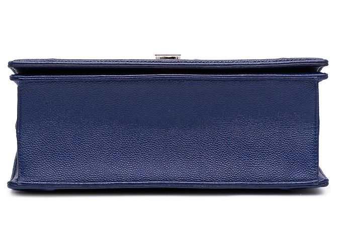Dior Blue Medium Grained Calfskin Diorama Flap Azul - vista 3