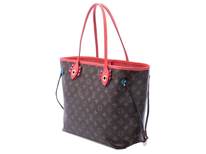 Louis Vuitton Marrón Monogram Totem Neo Neverfull MM Castaño - vista 2