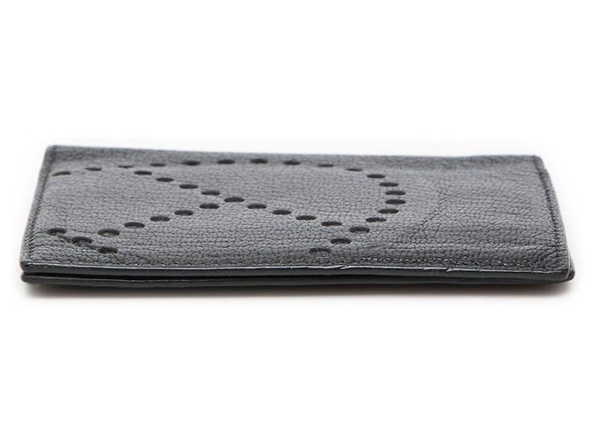 Tarjetero Evelyne en chevre Mysore negro Hermès - vista 3