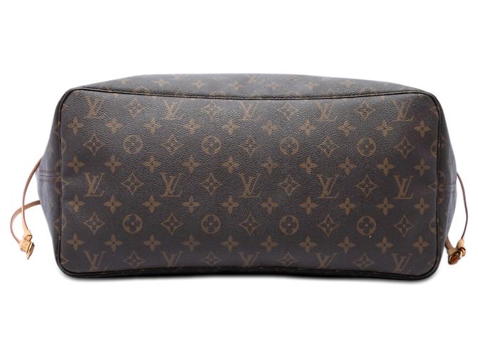 Louis Vuitton Marrone Monogram Neverfull MM - vista 3