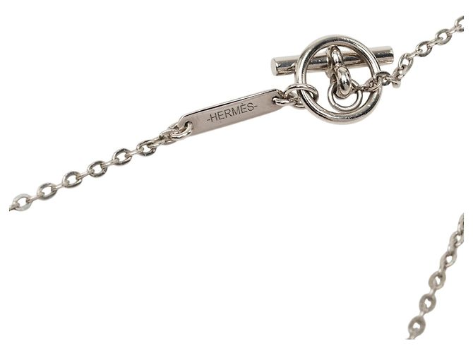 Collana con pendente Cordage Rope in argento placcato palladio Hermès - vista 5