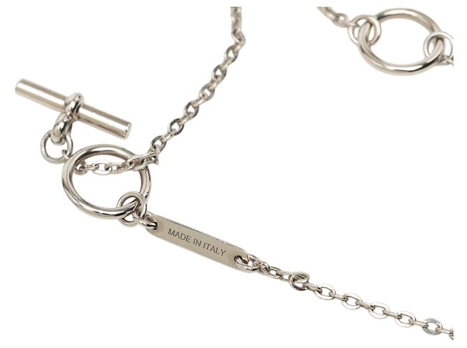 Collana con pendente Cordage Rope in argento placcato palladio Hermès - vista 6