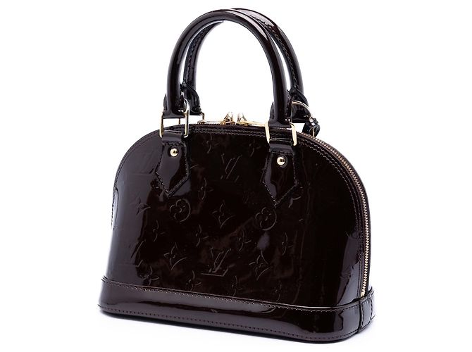 Louis Vuitton Alma BB en Monogram Vernis morado Púrpura - vista 2