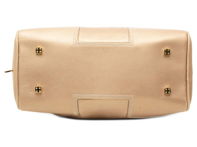 LOEWE Amazona 28 in pelle metallizzata oro D'oro - vista 3