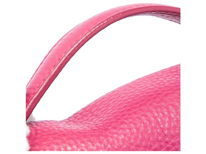 Borsa Messenger Prada Pink Vitello Daino Push Lock Double Buckle Rosa - vista 5