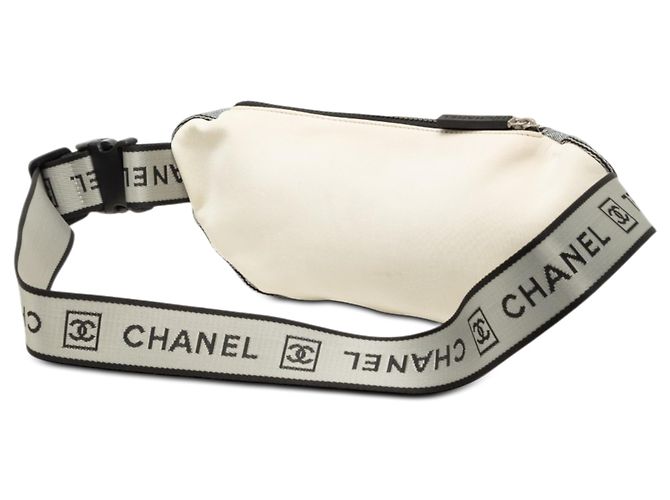 Borsa a tracolla Chanel Gray CC Nylon Sports Line Marrone - vista 2