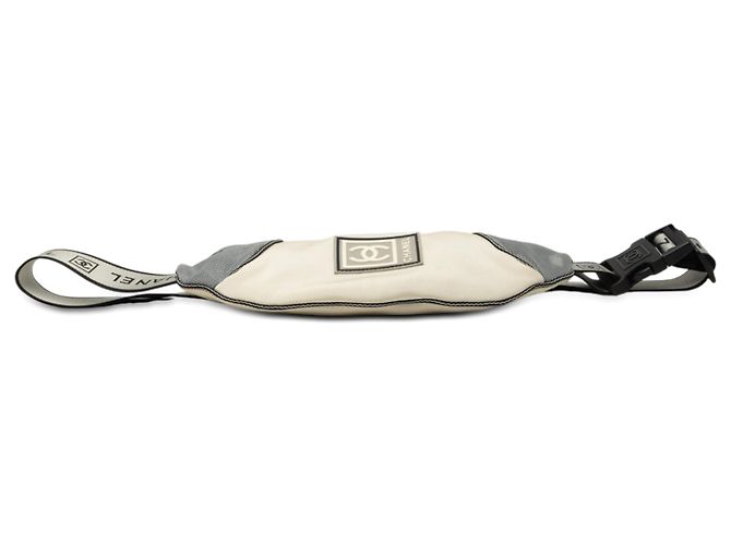 Borsa a tracolla Chanel Gray CC Nylon Sports Line Marrone - vista 3