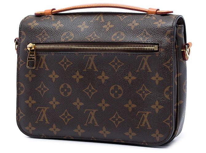 Louis Vuitton Marrone Monogram Pochette Metis - vista 2