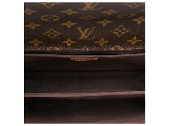 Louis Vuitton Marrone Monogram Pochette Metis - vista 4