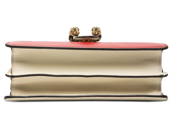 Borsa Gucci Dionysus Web in pelle bianca media con manico Bamboo Bianco - vista 3