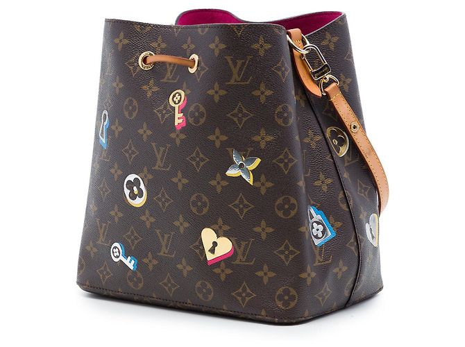 Néonoé Louis Vuitton Marrone Monogram Love Lock Neonoe MM - vista 2