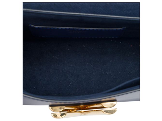 Louis Vuitton Blue Epi Owl Twist MM Blu navy - vista 4