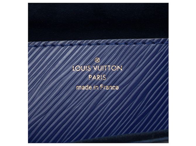 Louis Vuitton Blue Epi Owl Twist MM Blu navy - vista 5