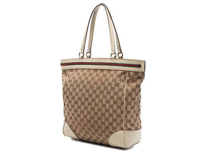 Tote Mayfair in GG Canvas Web beige Gucci - vista 2
