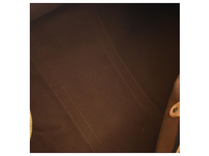 Louis Vuitton Marrone Monogram Keepall Bandouliere 50 - vista 6
