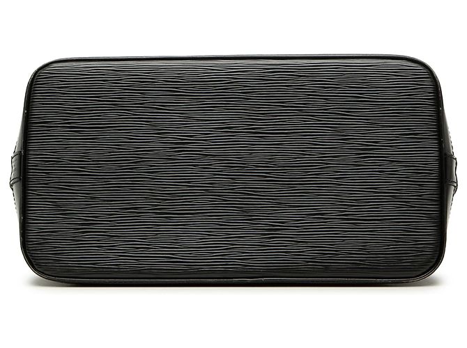 Louis Vuitton Alma PM in pelle Epi nera Nero - vista 3