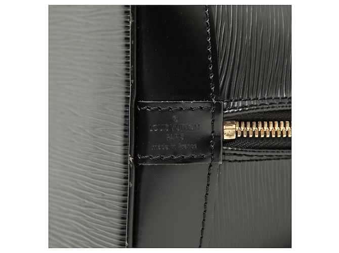 Louis Vuitton Alma PM in pelle Epi nera Nero - vista 5