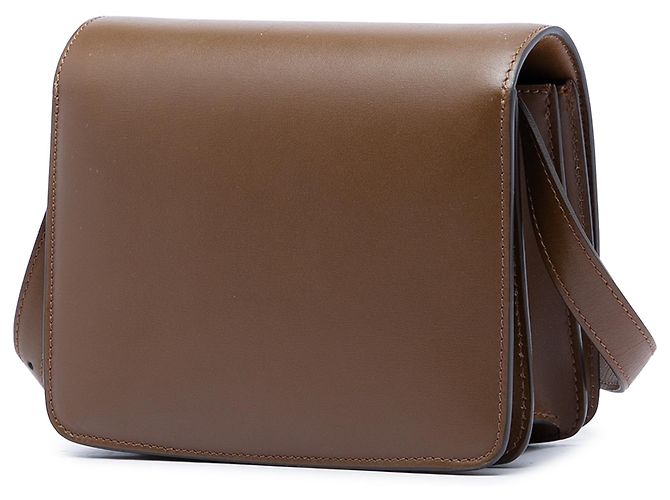 Céline Celine Brown Teen Calfskin Classic Box Marrone - vista 2