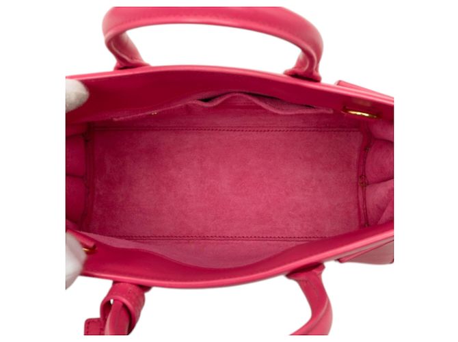 Saint Laurent Pink Nano Leather Sac De Jour Satchel - view 4