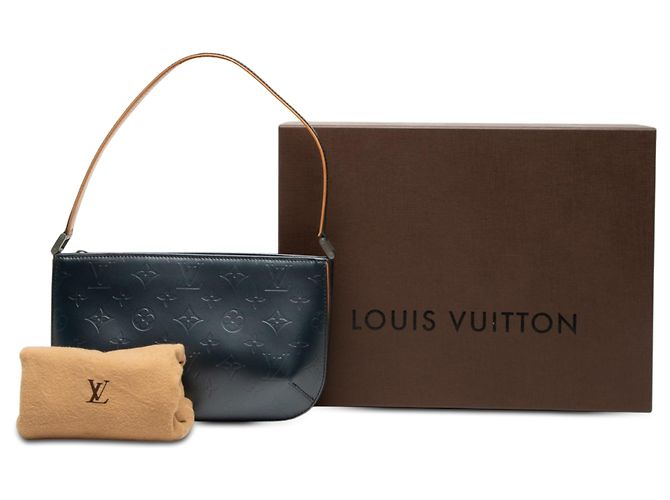 Louis Vuitton Blue Monogram Mat Fowler Blu navy - vista 7