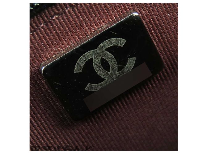 Chanel Black CC gestepptes Caviar Wallet on Chain Schwarz - Ansicht 8