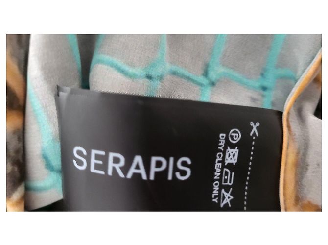 Autre Marque Camicia in seta stampata Serapis Grigio - vista 6