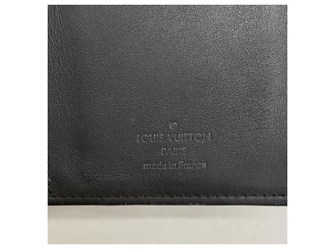 Portafoglio lungo Brazza Monogram Shadow Louis Vuitton Nero - vista 4
