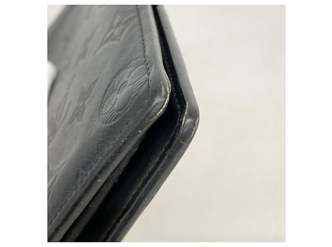 Portafoglio lungo Brazza Monogram Shadow Louis Vuitton Nero - vista 6