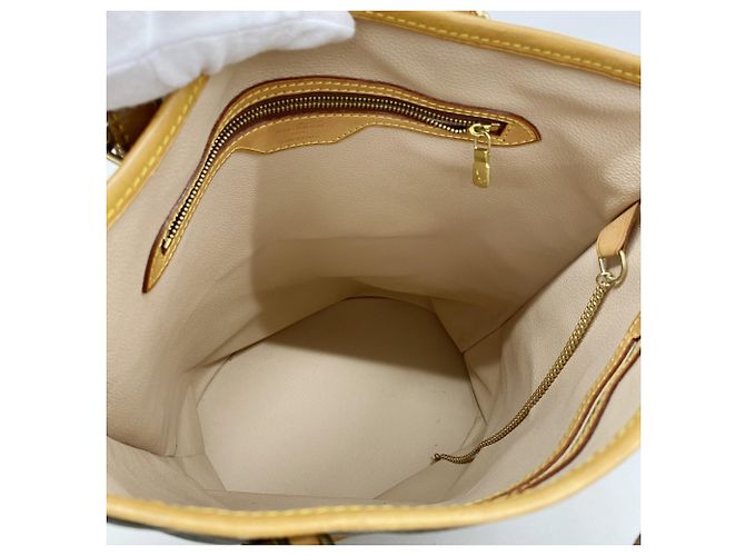 Borsa Tote Louis Vuitton Monogram Bucket GM Marrone - vista 4