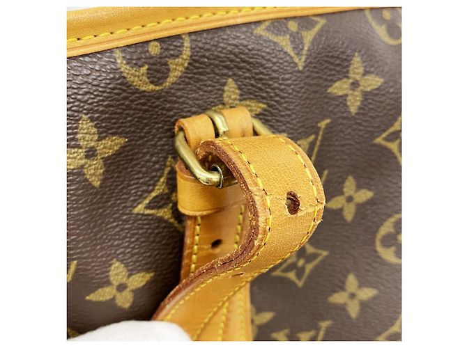 Borsa Tote Louis Vuitton Monogram Bucket GM Marrone - vista 8