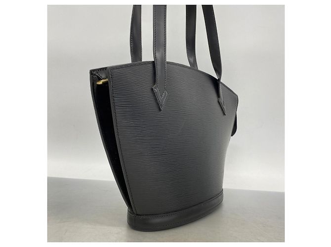 Borsa a Spalla Louis Vuitton Epi Saint Jacques Poignée Long Nero - vista 2