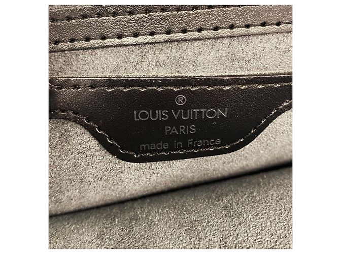 Borsa a Spalla Louis Vuitton Epi Saint Jacques Poignée Long Nero - vista 5