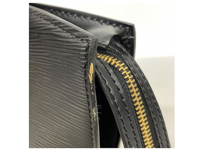 Borsa a Spalla Louis Vuitton Epi Saint Jacques Poignée Long Nero - vista 7