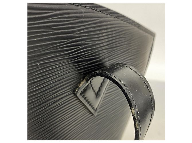 Borsa a Spalla Louis Vuitton Epi Saint Jacques Poignée Long Nero - vista 8