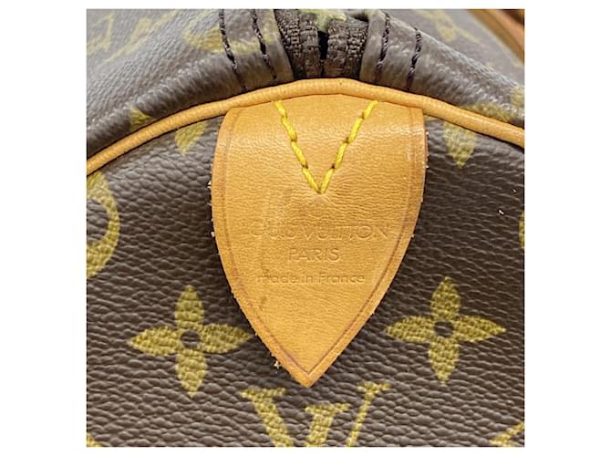 Louis Vuitton Boston Monogram Keepall 50 Marrone - vista 5