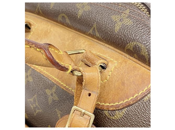 Borsa Louis Vuitton Monogram Deauville Marrone - vista 10