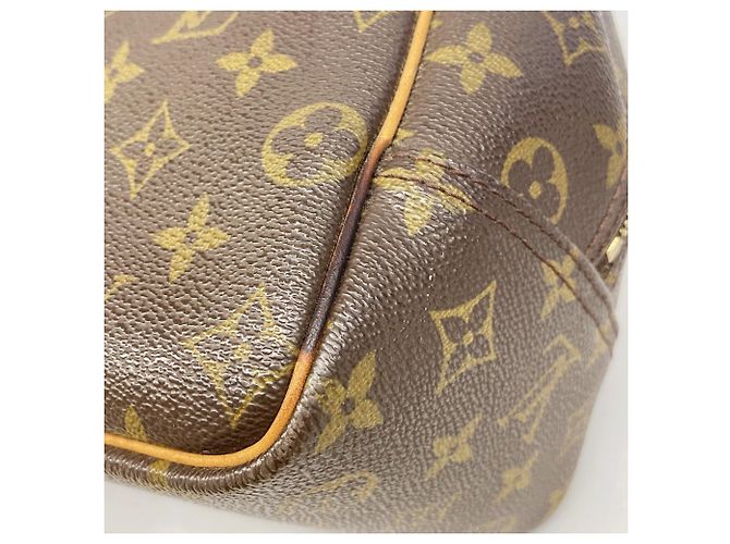 Borsa Louis Vuitton Monogram Deauville Marrone - vista 11
