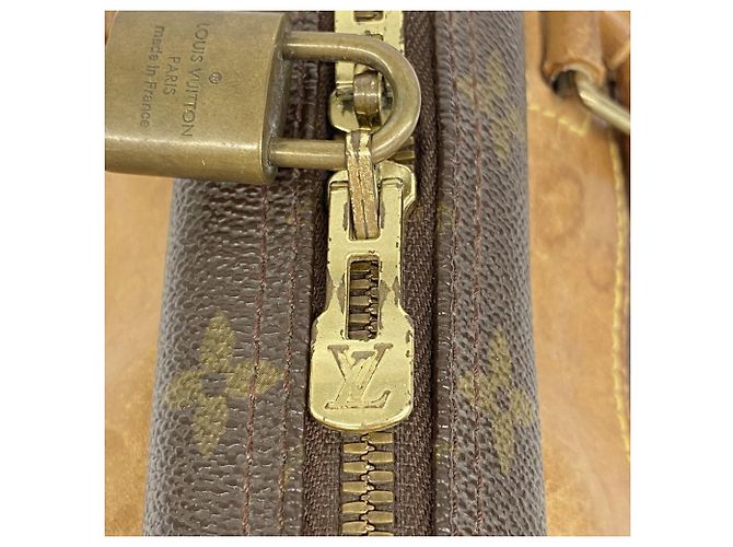 Borsa Louis Vuitton Monogram Deauville Marrone - vista 12