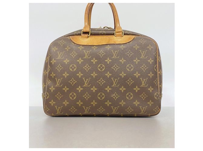 Borsa Louis Vuitton Monogram Deauville Marrone - vista 13