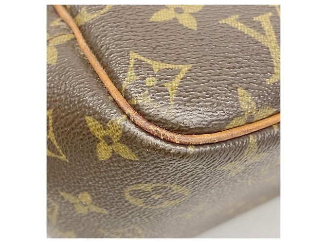 Borsa Louis Vuitton Monogram Deauville Marrone - vista 6