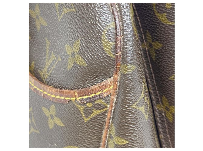 Borsa Louis Vuitton Monogram Deauville Marrone - vista 7
