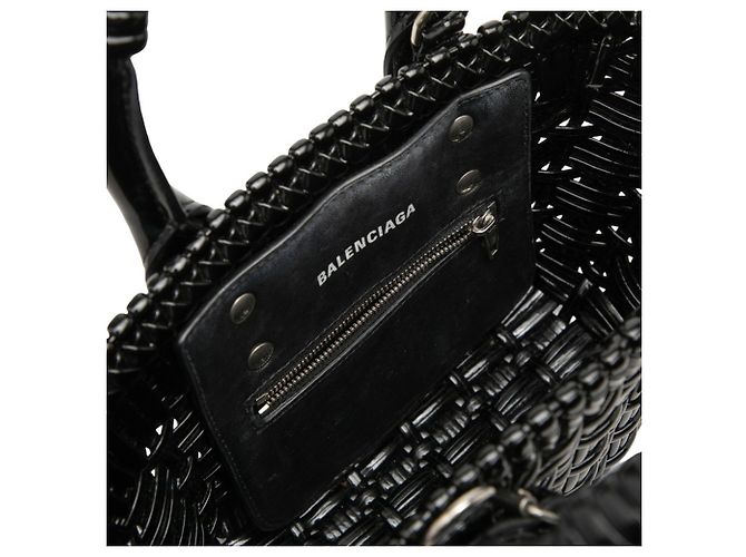 Borsa Balenciaga Bistro XXS - Black Nero - vista 6