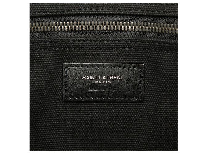 Borsa Tote Saint Laurent Rive Gauche Nero - vista 5