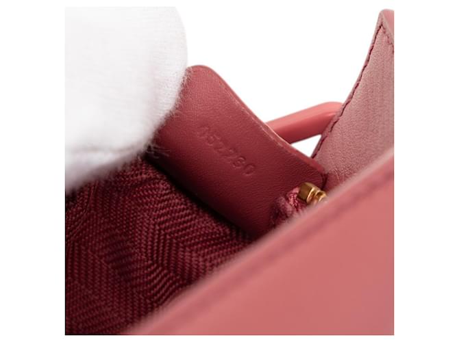 Mini borsa Loewe Anagram Puzzle Rosa - vista 6