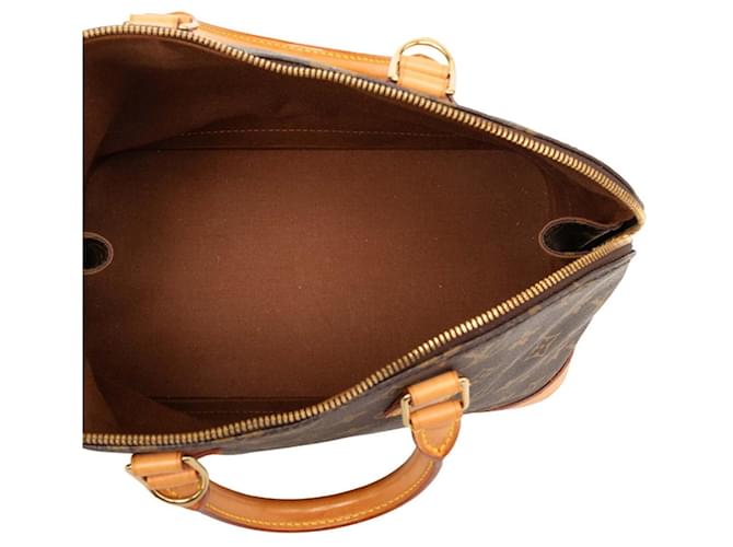 Borsa Louis Vuitton Monogram Alma PM M51130 Marrone Monogramma - vista 4