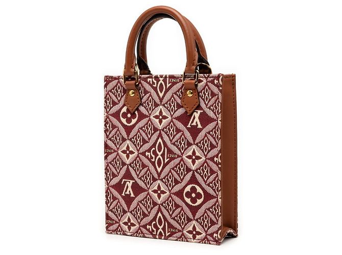 Piccola borsa piatta in jacquard Monogram Louis Vuitton Bordò Monogramma - vista 2