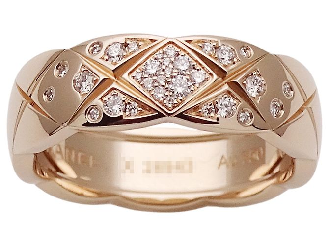 Anello Chanel Coco Crush in oro rosa D'oro - vista 2