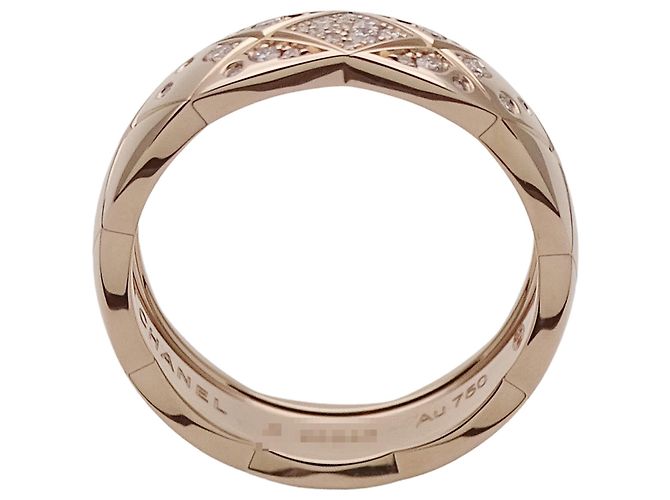 Anello Chanel Coco Crush in oro rosa D'oro - vista 3