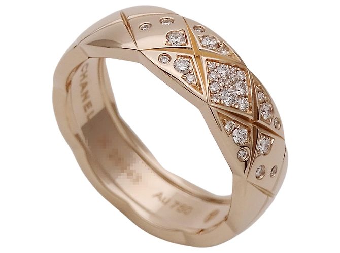 Anello Chanel Coco Crush in oro rosa D'oro - vista 4