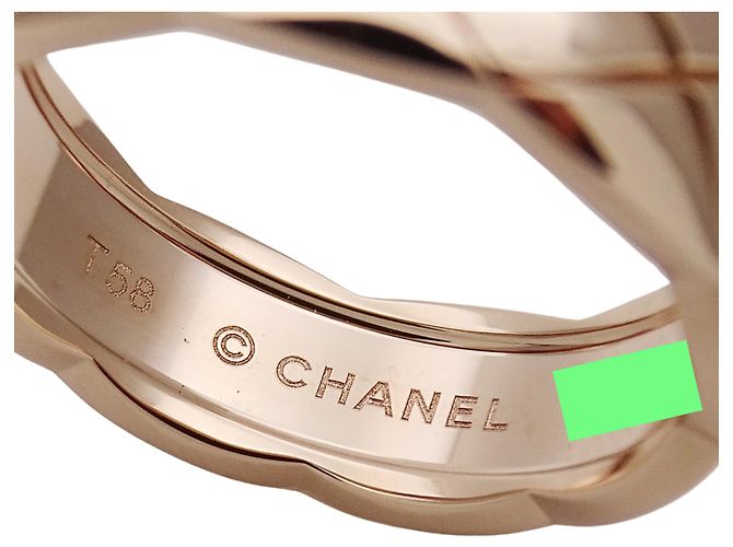 Anello Chanel Coco Crush in oro rosa D'oro - vista 6